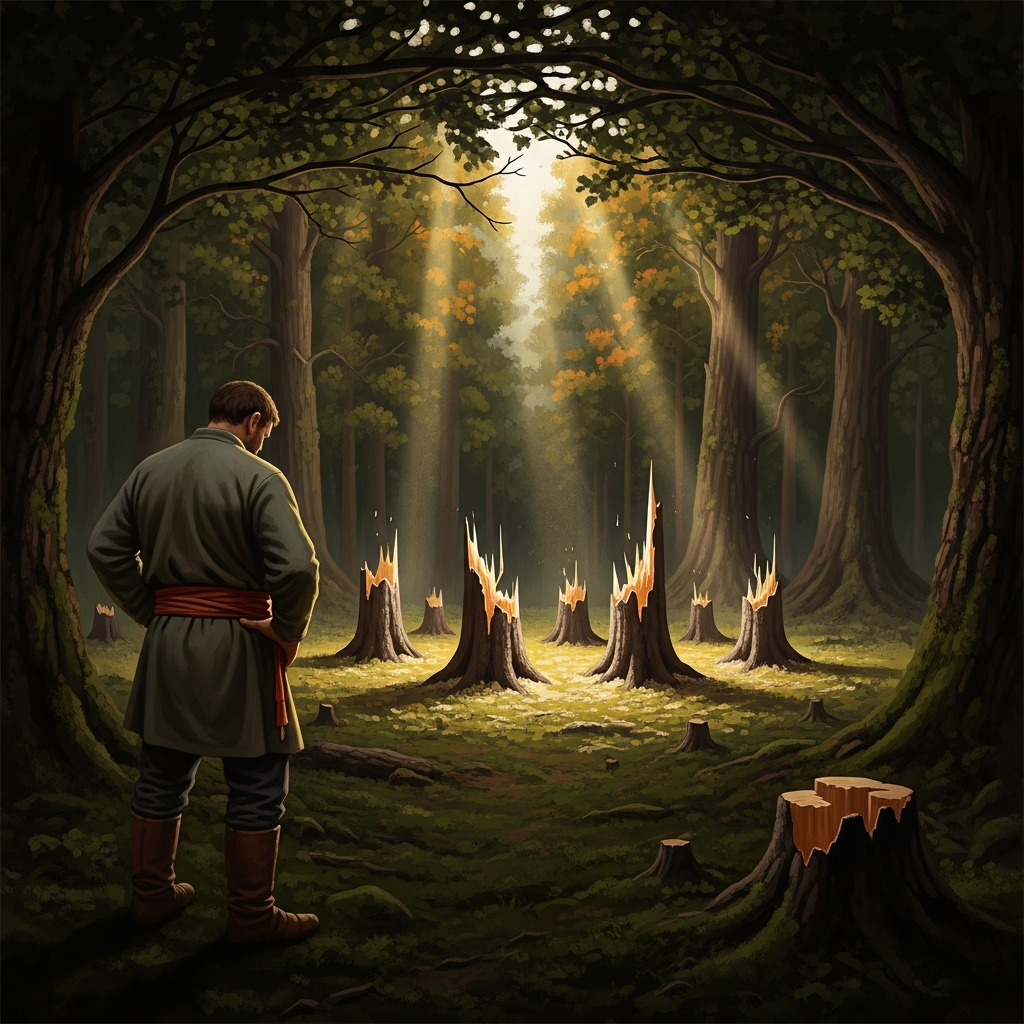 Tăierea pădurii de Lev Nicolaevici Tolstoi