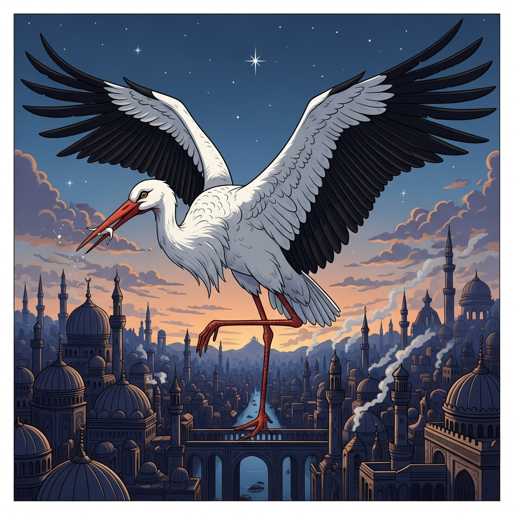 Califul barză de Wilhelm Hauff