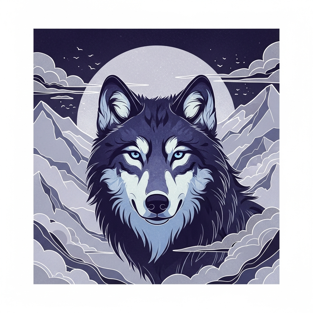 Lupul albastru de Yasushi Inoue