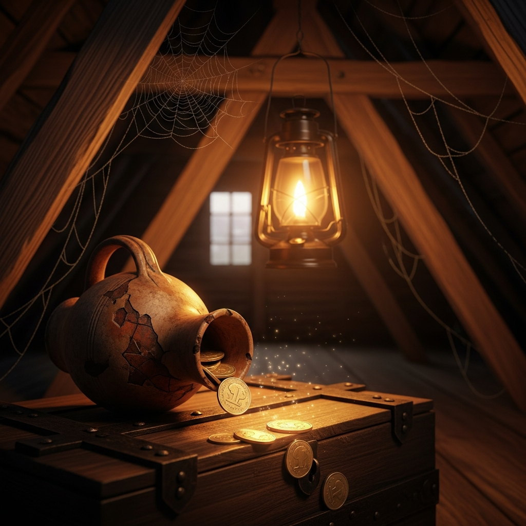 Povestea celor zece ulcele cu galbeni de Anton Pann