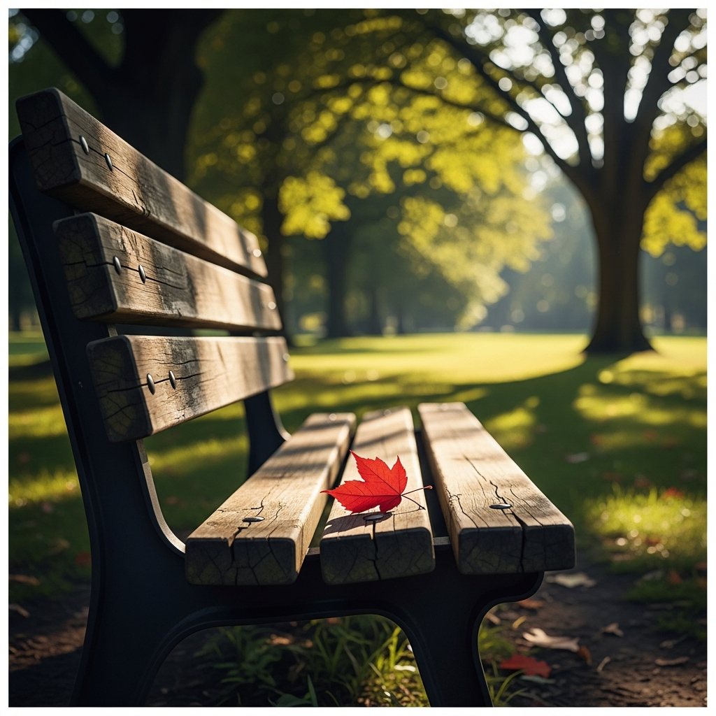 Pe o bancă într-un parc de Solveig von Schoultz